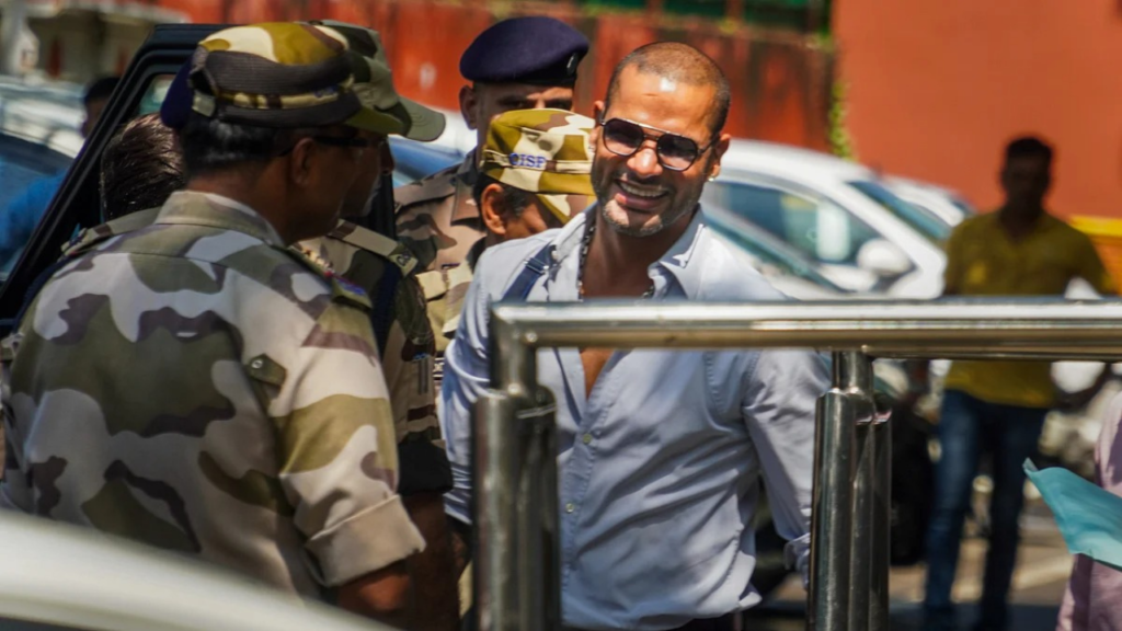 Shikhar Dhawan was summoned by ED