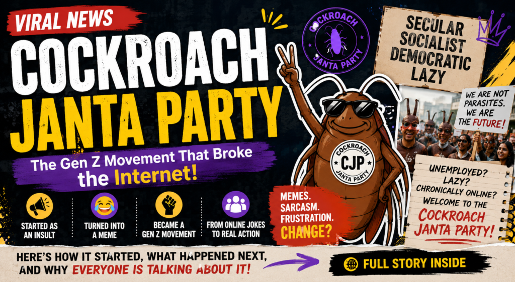 Cockroach Janta Party Viral News